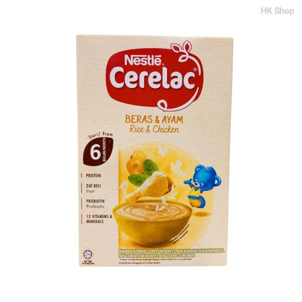 Nestle CERELAC Rice & Chicken Cereal for Babies (6+ Months)