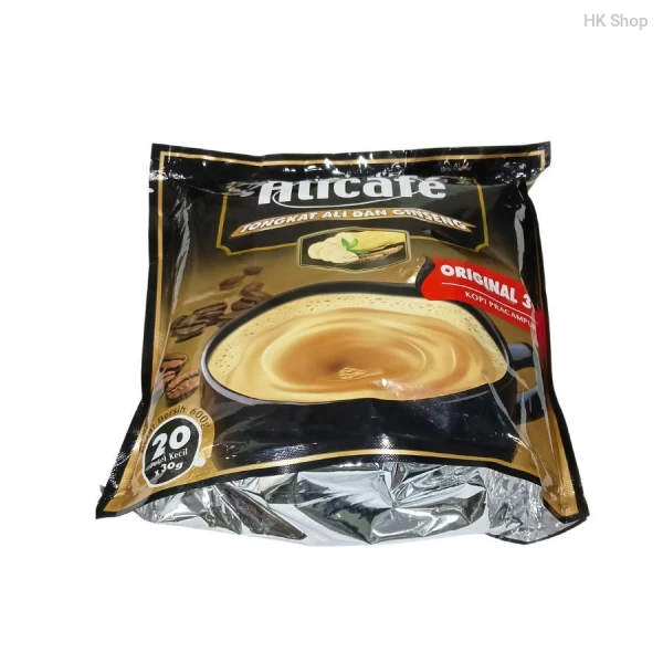 Alicafe Tongkat Ali and Ginseng Coffee Mix (Original 3 in 1) - 600g (20 x 30g)