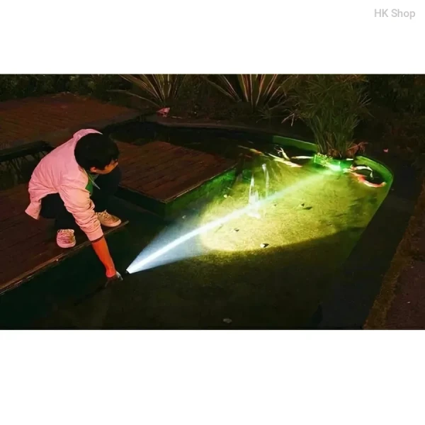 GHS DC-70 Tactical LED Flashlight: Unbreakable, Waterproof, and Long-Range Illumination