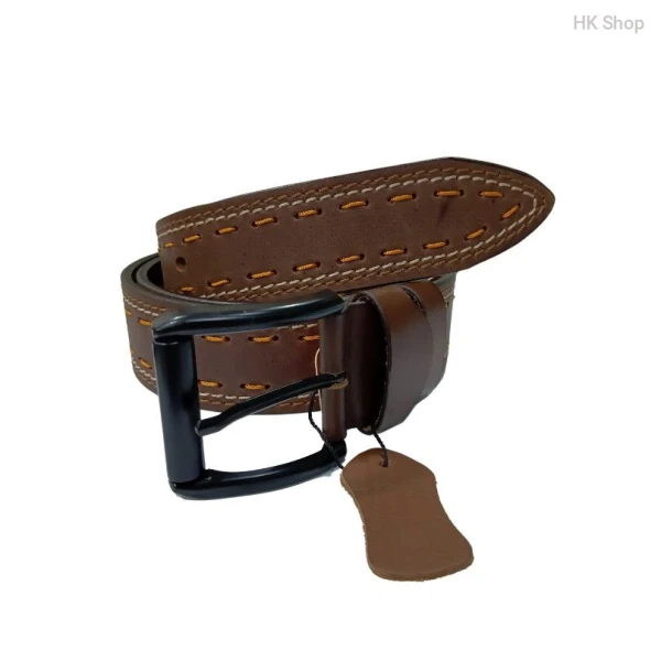 ST Leather Belt For Men Woody Brown
