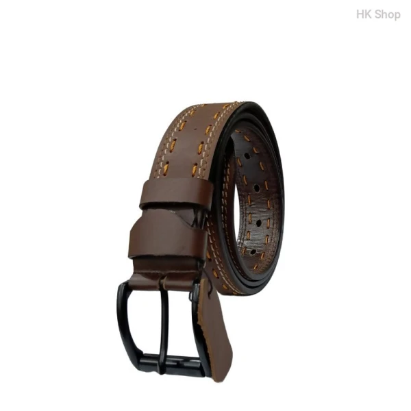 ST Leather Belt For Men Woody Brown