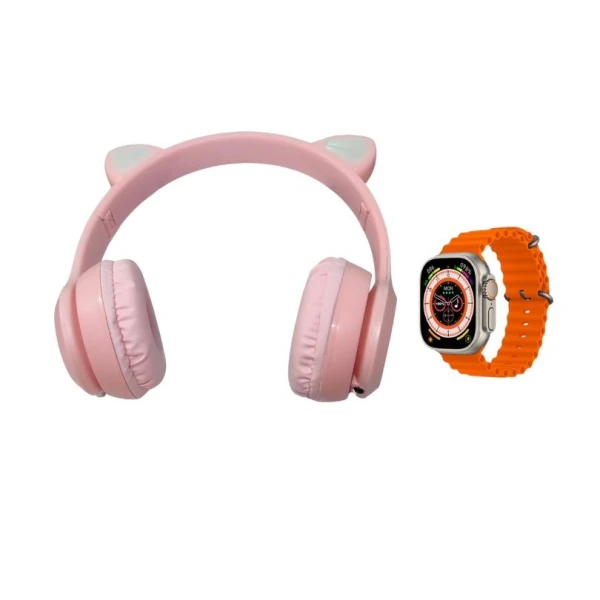 D58 Ultra LED Light-emitting Cat Ears Gaming Bluetooth Wireless Headset