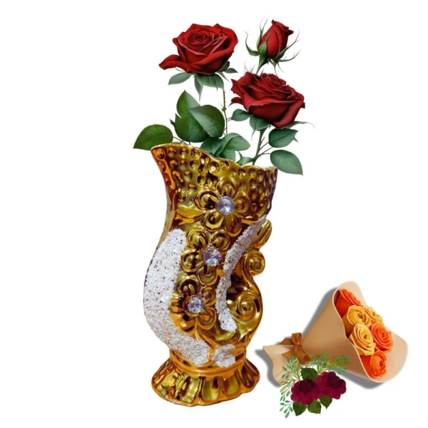 Durable and Stylish Ceramic Flower Vase Price in Bangladesh | Unique Designable Ceramic Flower Vase - Discover Affordable Beauty in Bangladesh