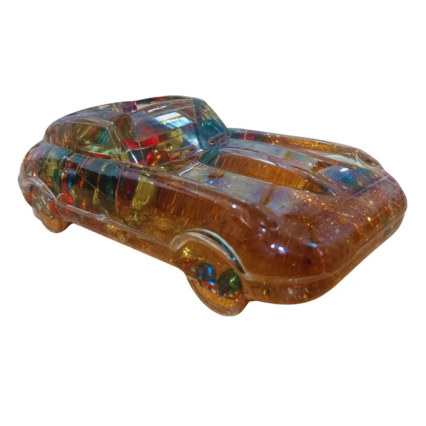Jaguar Model Cute Transparent Car with Pen Holder