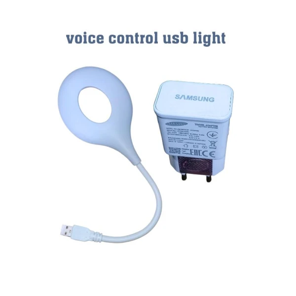 USB Smart Voice Control Light with Free Adapter