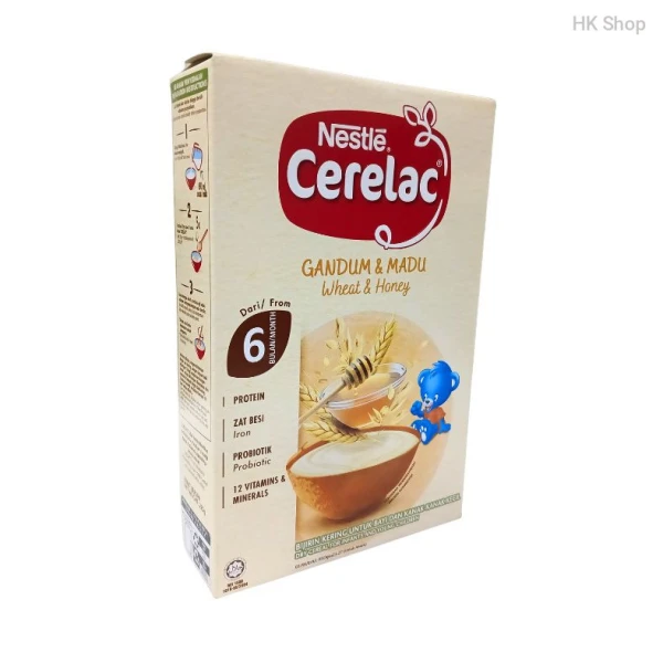 Nestlé Cerelac Wheat & Honey Baby Cereal - From 6 Months (250g)