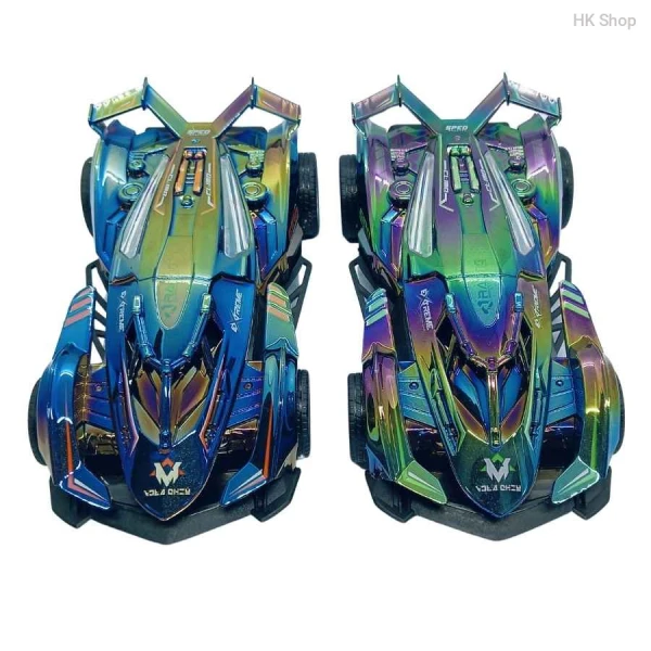 High-Speed Racing Toy Car – Metallic Finish | Friction-Powered Supercar
