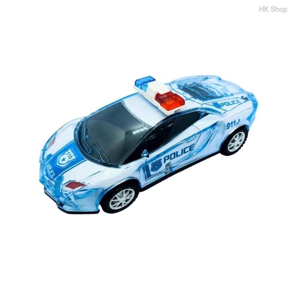 Police Electric Toy Baby Car - Flashing Lights & Realistic Sound Effects