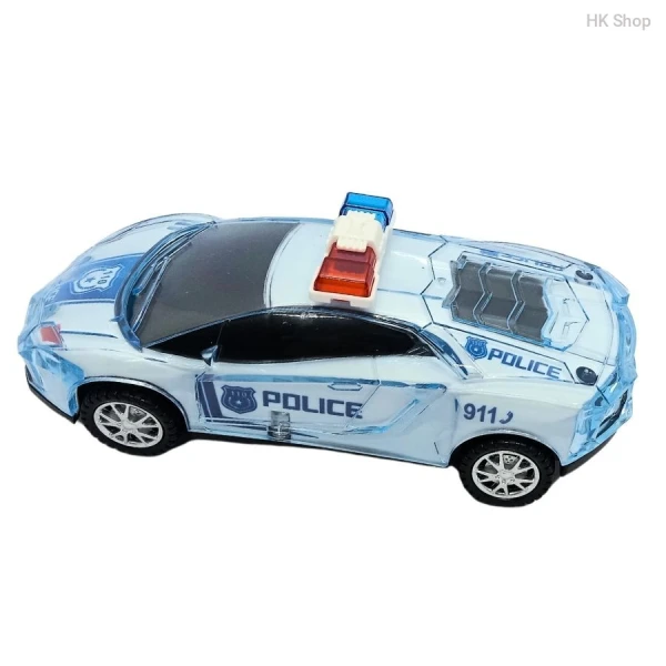 Police Electric Toy Baby Car - Flashing Lights & Realistic Sound Effects