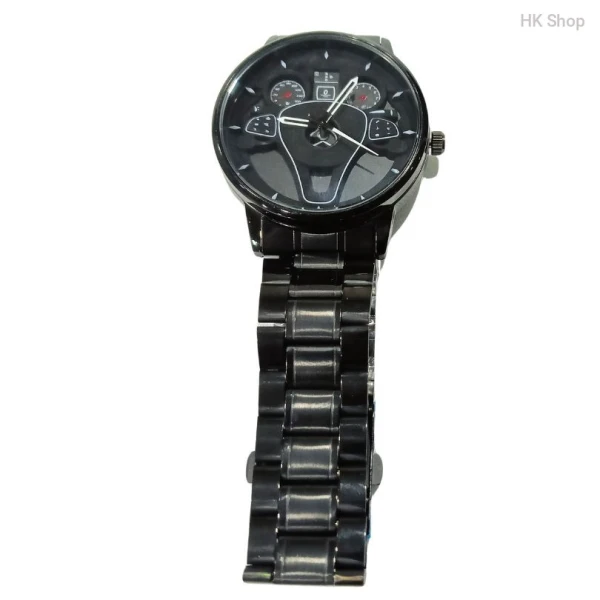3D Car Steering Wheel Watch – Uniquely Stylish Timepiece for Everyday Elegance 2025