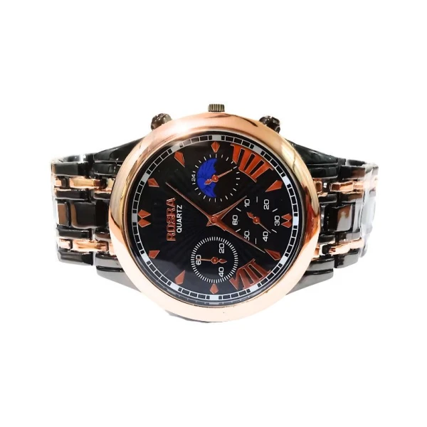 Rosra Quartz Men Watch with Double Calendar