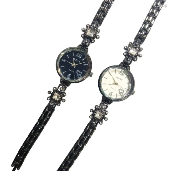 Black  and white Olevs bracelet Watch for Women 2025 best choice.office