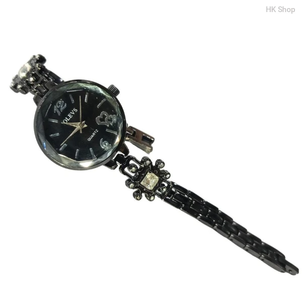 Black  and white Olevs bracelet Watch for Women 2025 best choice.office