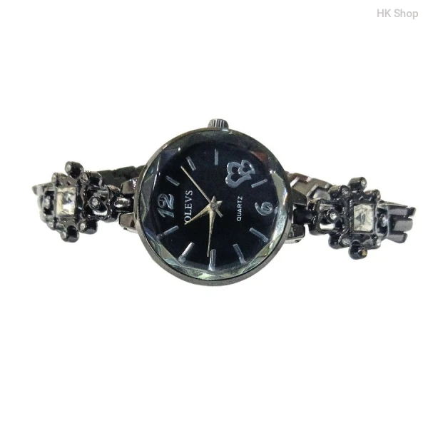 Black  and white Olevs bracelet Watch for Women 2025 best choice.office