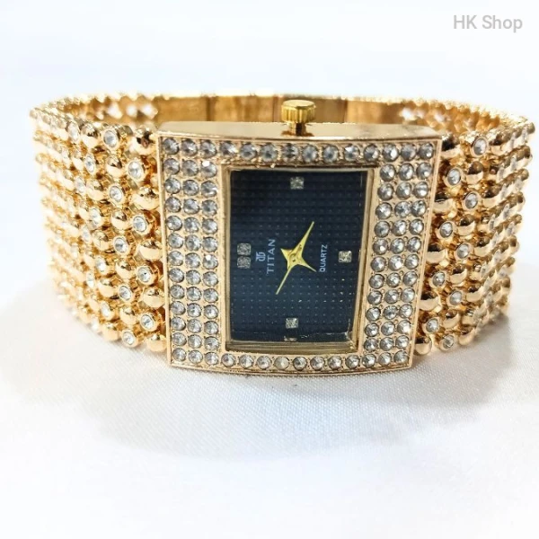 Titan Women's Gold and Silver Luxury Watch – Elegant and Versatile Timepiece 2025-best one