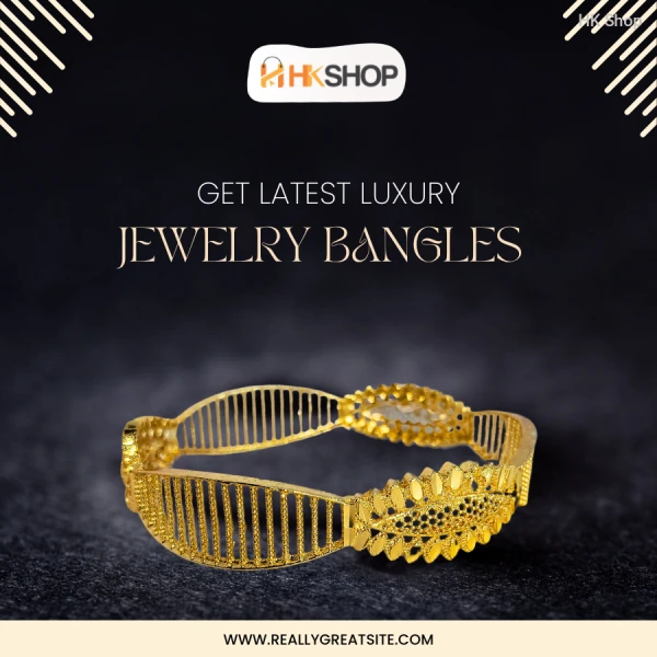 Imperial Leaf: Luxurious Gold Filigree Open Bangles (2Pieces set)
