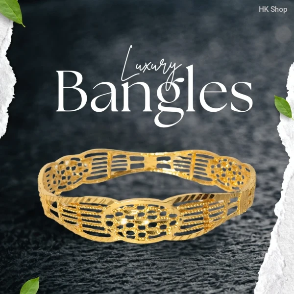 ✨ Indian Gold-Plated Bangles – ঐতিহ্য ও আধুনিকতার এক চমৎকার মিলন ✨