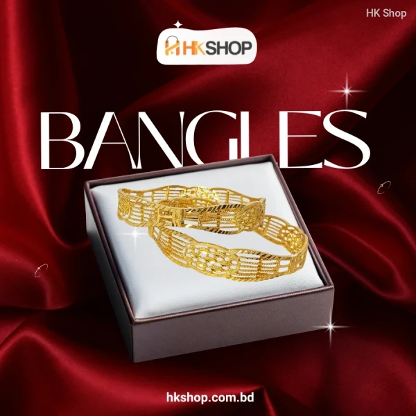 ✨ Indian Gold-Plated Bangles – ঐতিহ্য ও আধুনিকতার এক চমৎকার মিলন ✨
