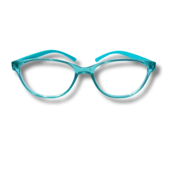 Cat eye oval glasses