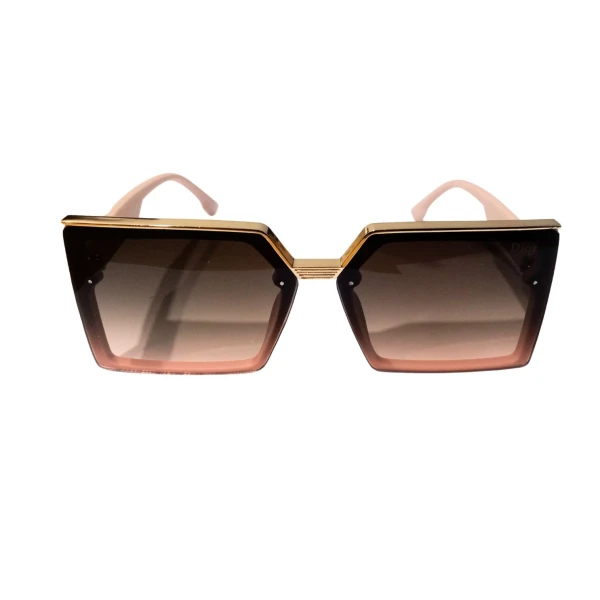 Dior Rectangle Y2k Fashionable Glasses with Vintage Shades