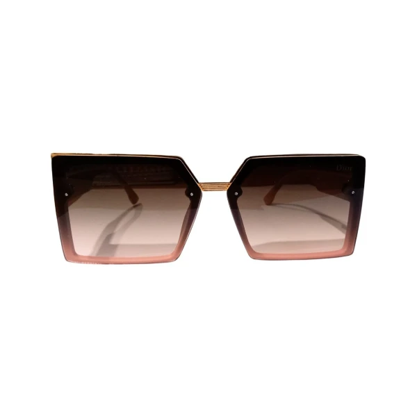 Dior Rectangle Y2k Fashionable Glasses with Vintage Shades