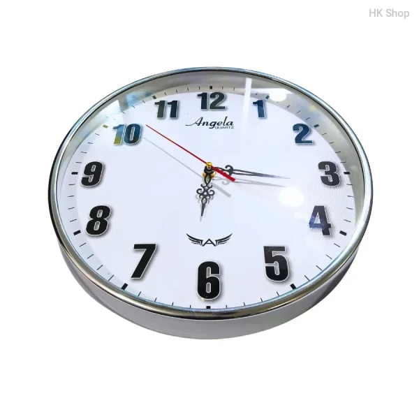Angela Quartz Wall Clock – Elegant and Modern Large Wall Clock for Home & Office Decor | অ্যাঞ্জেলা ওয়াল ক্লক