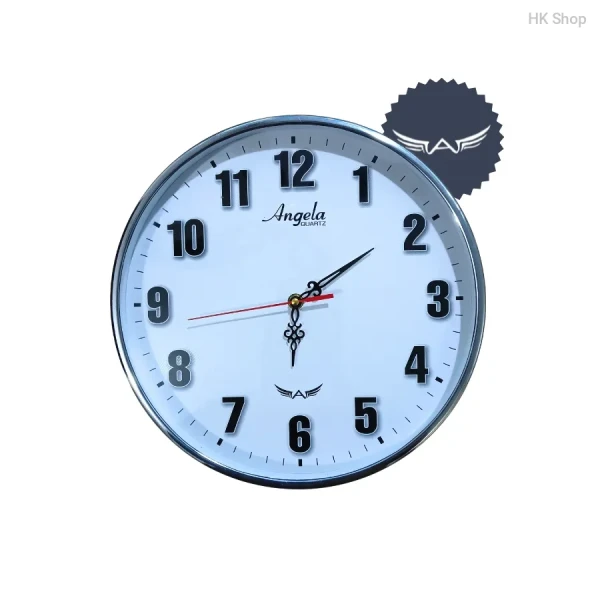 Angela Quartz Wall Clock – Elegant and Modern Large Wall Clock for Home & Office Decor | অ্যাঞ্জেলা ওয়াল ক্লক