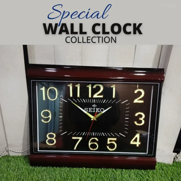 Buy SEIKO Special Wall Clock - Elegant and Illuminated Timepiece for Home & Office Decor