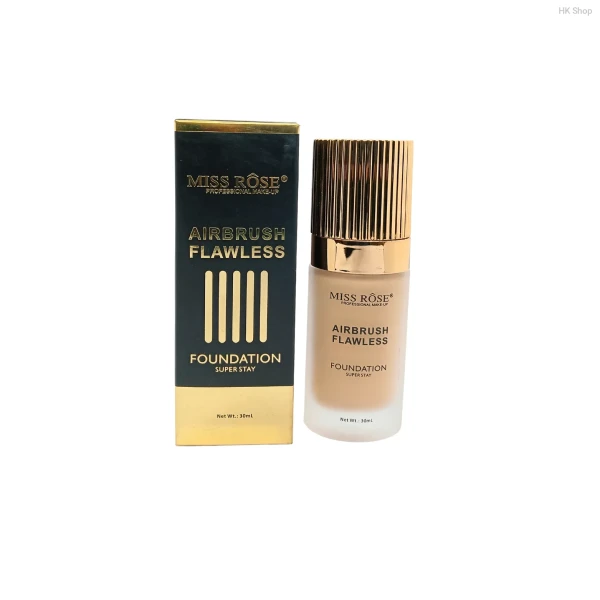 ✨ Miss Rose Airbrush Flawless Foundation - 30ml | Full Coverage, Long-Lasting & Hydrating Formula for All-Day Radiance ✨