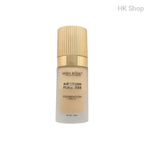 ✨ Miss Rose Airbrush Flawless Foundation - 30ml | Full Coverage, Long-Lasting & Hydrating Formula for All-Day Radiance ✨