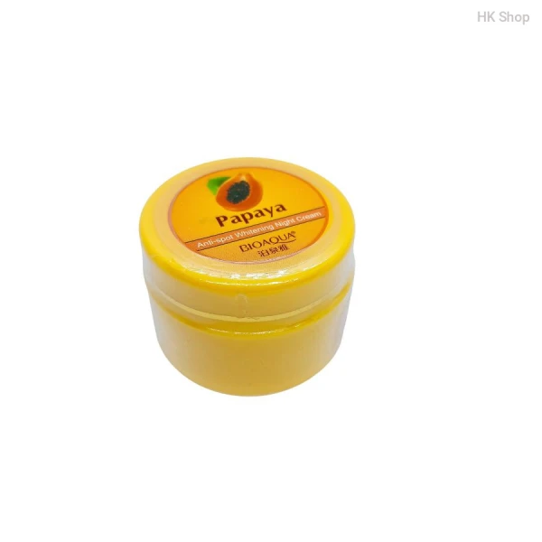 BIOAQUA Papaya Whitening Night Cream - Anti-Spot, Brightening & Repairing | Overnight Skin Care