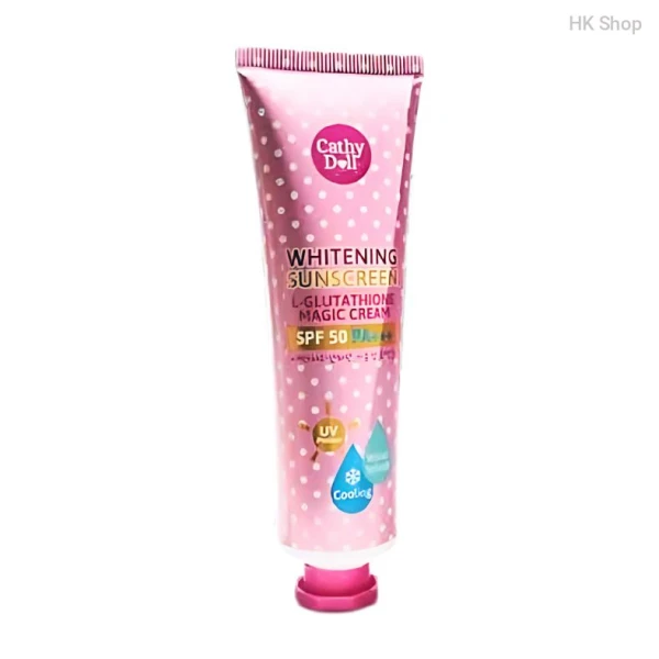 CATHY DOLL L-GLUTATHIONE MAGIC CREAM – 60ml (Karmart)| SPF50 PA+++ Whitening Sunscreen Cream Korea | cathy doll sunscreen price in bangladesh