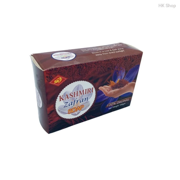 Kashmiri Zafran (Saffron) & Goat Milk Soap – 100% Original Brightening & Moisturizing Bar
