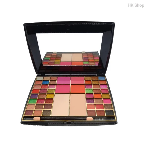 NICEWELL -48 color Eyeshadow & 4 Color Blusher, 2 Color Pressed Powder, storage box for makeup | The Encounter Of Romance & Rose | Makeup kit For Professional Makeup Artist