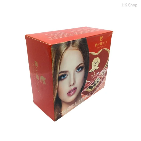 Kiss Touch Heart-Shaped Makeup Kit - Elegant and All-in-One Cosmetic Set | Best Makeup Box Price in Bangladesh