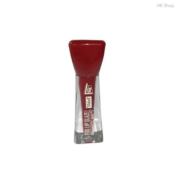 ROMANTIC MAY Velvet Matte Liquid Lipstick – Long-Lasting Waterproof Lip Glaze for Bold Red Lips