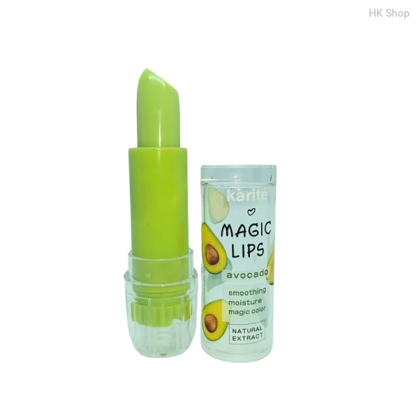 Natural Color-Changing Lip Balm | 6 Fruit Flavors | Moisturizing Magic Lips Lipstick with Natural Extracts - Blueberry, Avocado, Watermelon, Peach, Coconut, Honey