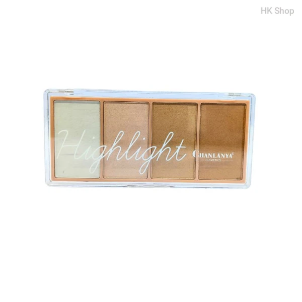 4 shade Chanlanya Blush and Highlighter Palette - Makeup box for women | Stunning Looks with Chanlanya Highlighter | Flawless Finish for All Skin