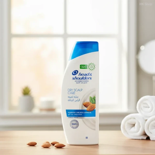 Head & Shoulders Dry Scalp Care Anti-Dandruff Shampoo with Almond Oil 400ml – Best Shampoo for Dry Scalp and Flake-Free Hair