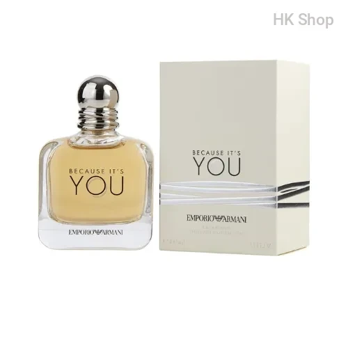 Emporio Armani Because It's You Women's Eau De Parfum – 100ml | Elegant & Timeless Fragrance