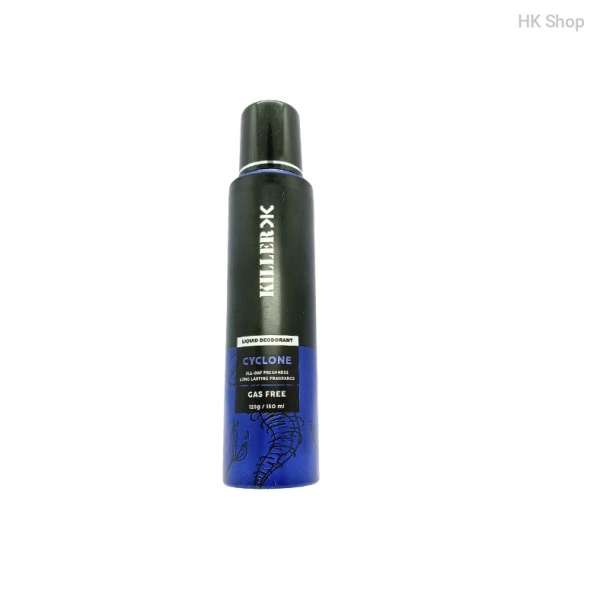 KILLER Deodorant: Ultimate Body Spray Collection for Men | Stay Fresh with 5 Unique Variants– Cyclone, Storm, Wave, Ocean, Marine (150ml) | 24-Hour Freshness & Style | Long-Lasting Deodorant for Confi