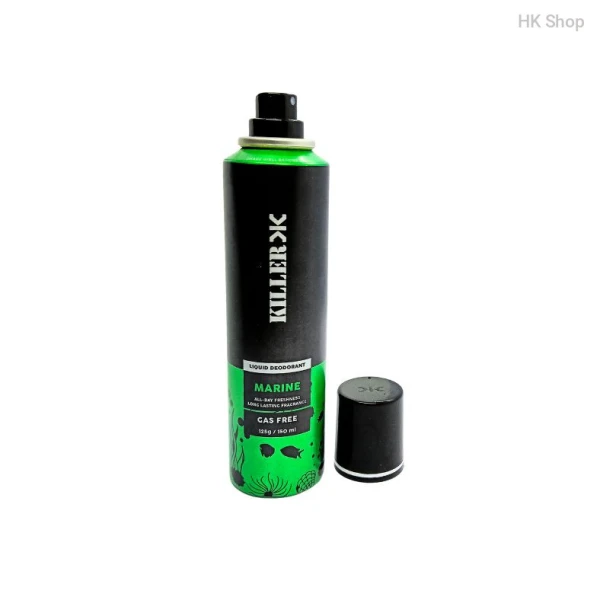 KILLER Deodorant: Ultimate Body Spray Collection for Men | Stay Fresh with 5 Unique Variants– Cyclone, Storm, Wave, Ocean, Marine (150ml) | 24-Hour Freshness & Style | Long-Lasting Deodorant for Confi