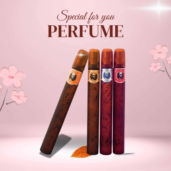 Cuba Perfume – A Timeless Fragrance for Men and Women | Cuba Original 4-Piece Set for Men, 4 X 1.17 Oz (Gold/Blue//Red/Orange)