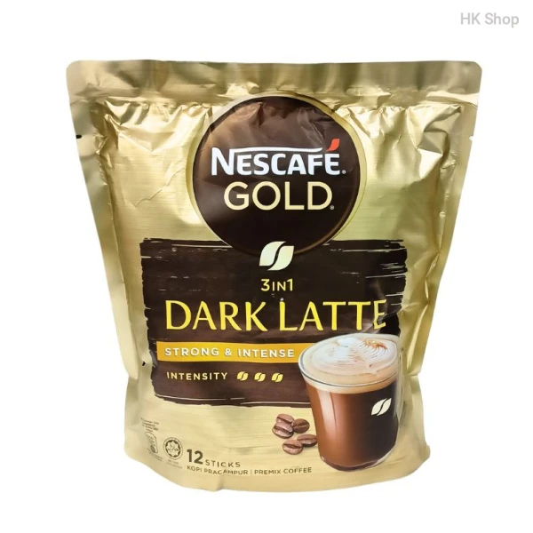 Nescafé Gold 3-in-1 Dark Latte - 408g (12 Sticks)