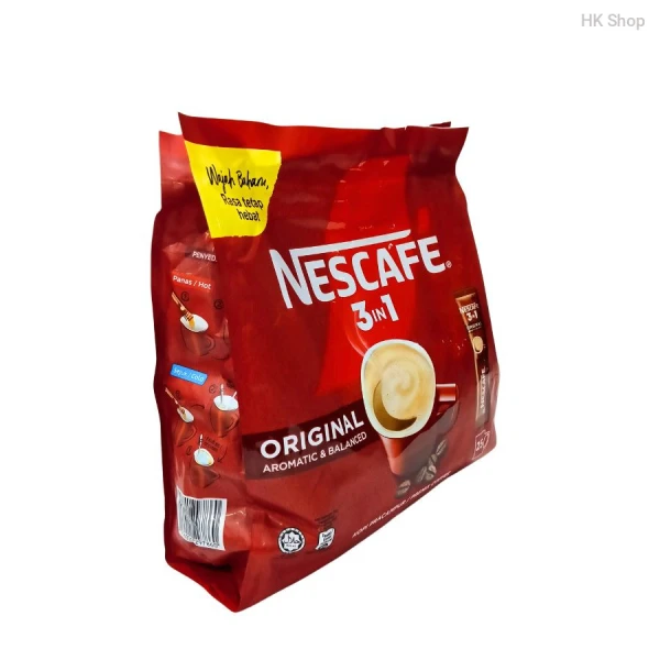 Nescafe 3 in 1 Instant Coffee - Original (25 Sachets)