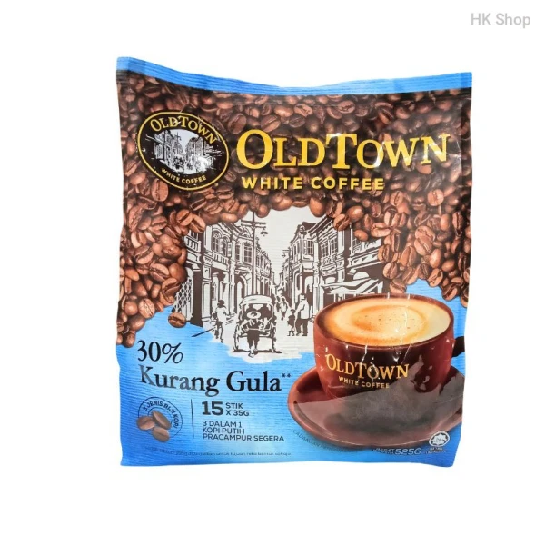 OldTown White Coffee 3-in-1 Instant Coffee Mix - Extra Rich, Less Sugar & Classic Flavors (15 Sachets x 35g)
