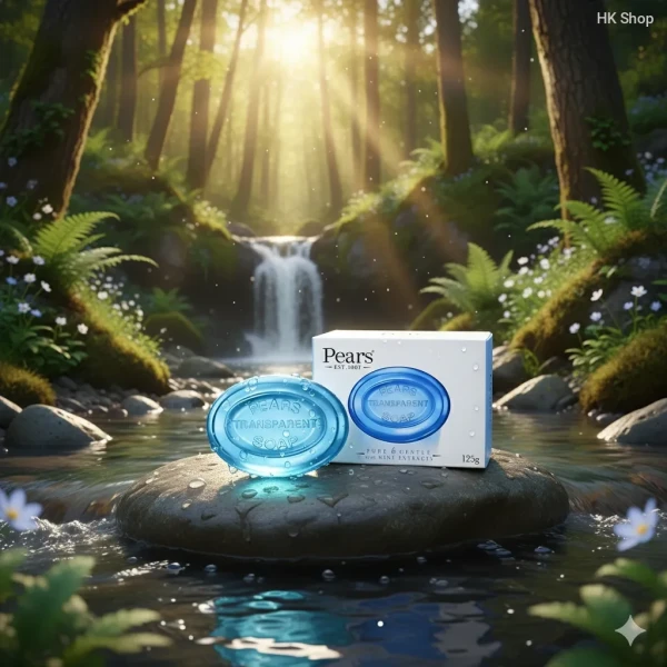 Buy Pears Transparent Soap 125g – Pure & Gentle Bar with Mint Extracts | Best Soap for Sensitive Skin