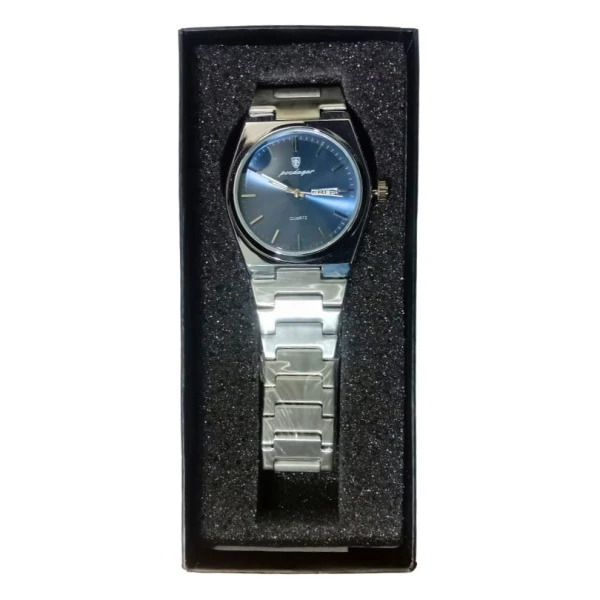 POEDAGAR 930 Business Waterproof Luminous Stainless Steel Square Quartz Men