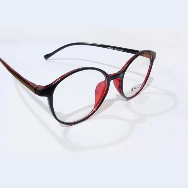 Grid Oval Shaped Glasses