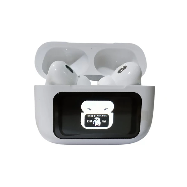 A9 pro Airpods Touch Screen Display with ANC ENC - White